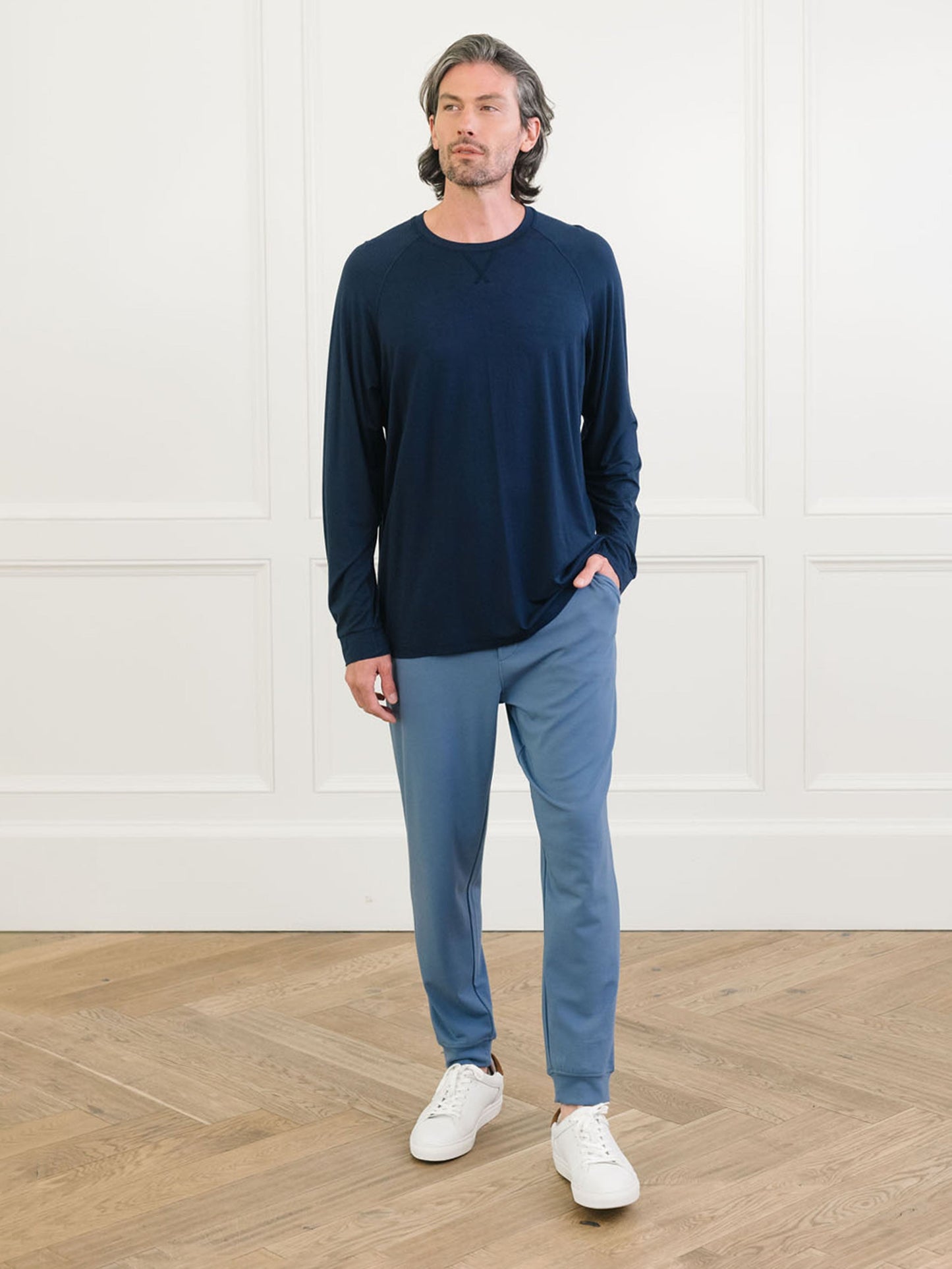 Men's Bamboo Stretch-Knit Long Sleeve - Wholesale