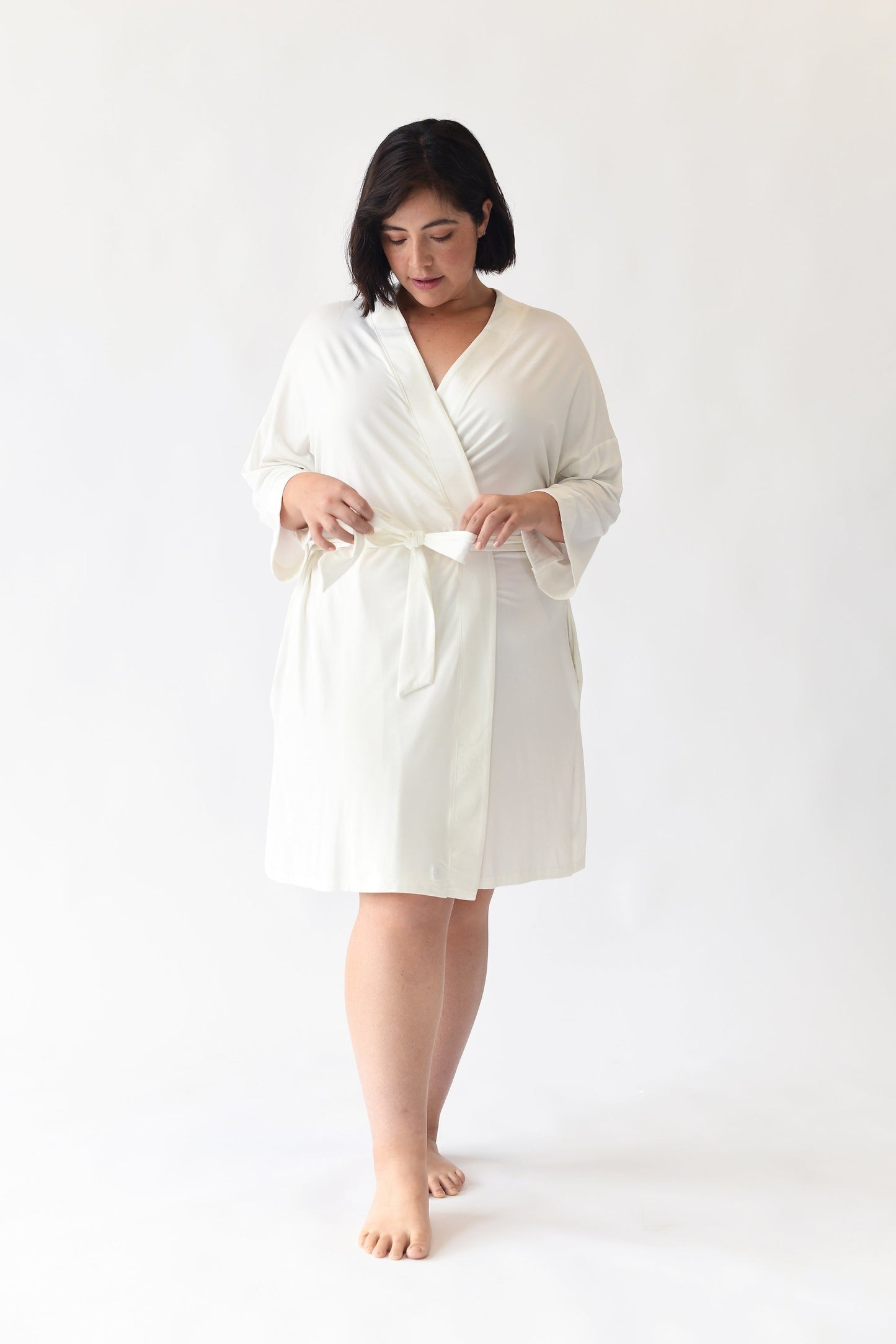 Women's Bamboo Stretch-Knit Kimono Robe - Wholesale