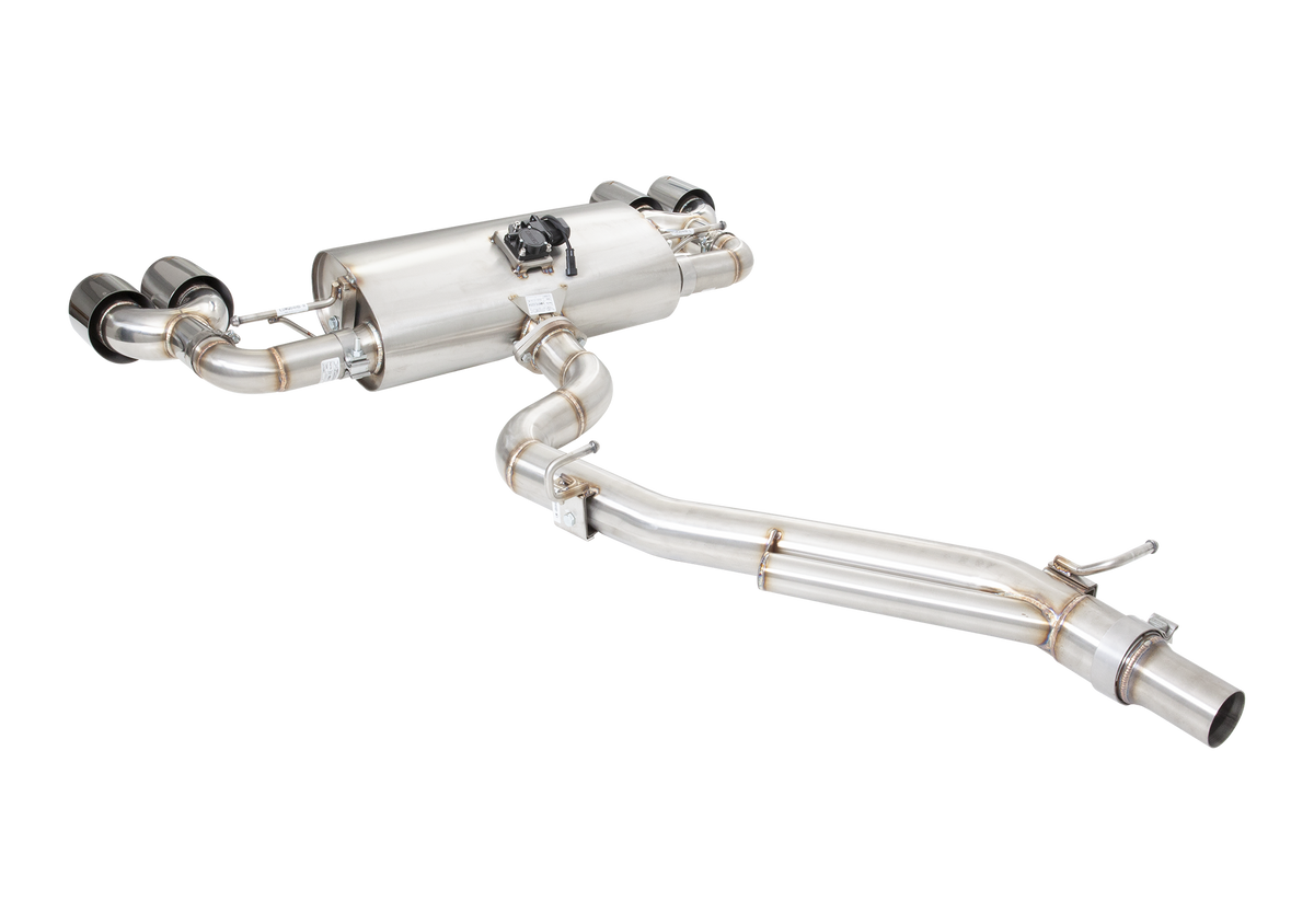 XForce Varex Valved Cat-Back Exhaust System | 2022+ Volkswagen Golf Mark 8/8.5 R (ESVGR8HVKCS)