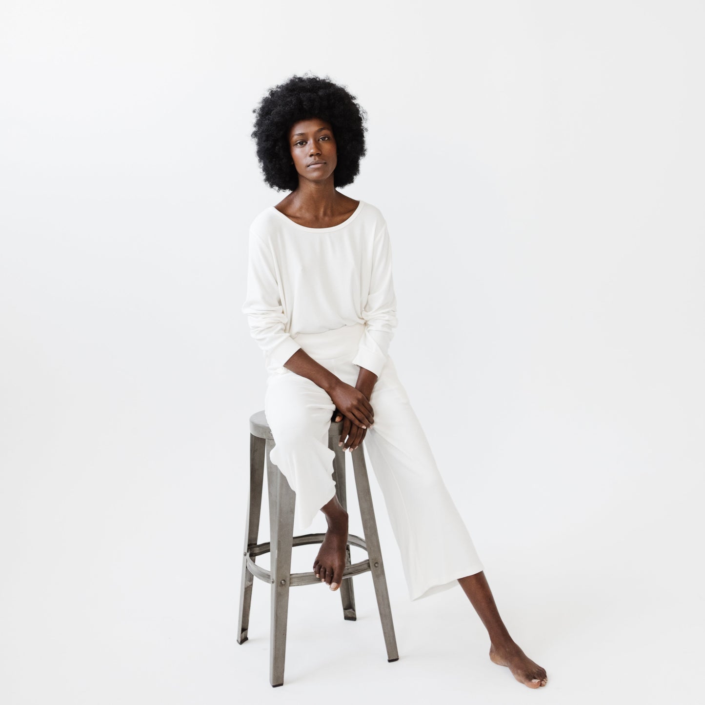 Women's Bamboo Rib-Knit Lounge Capri - Wholesale