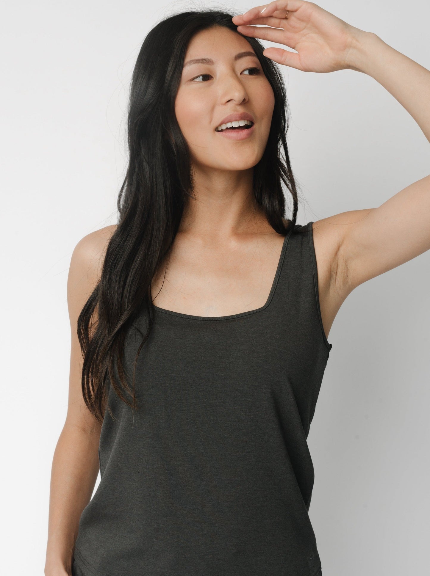 Women's Brushed Bamboo Square Neck Tank - Wholesale