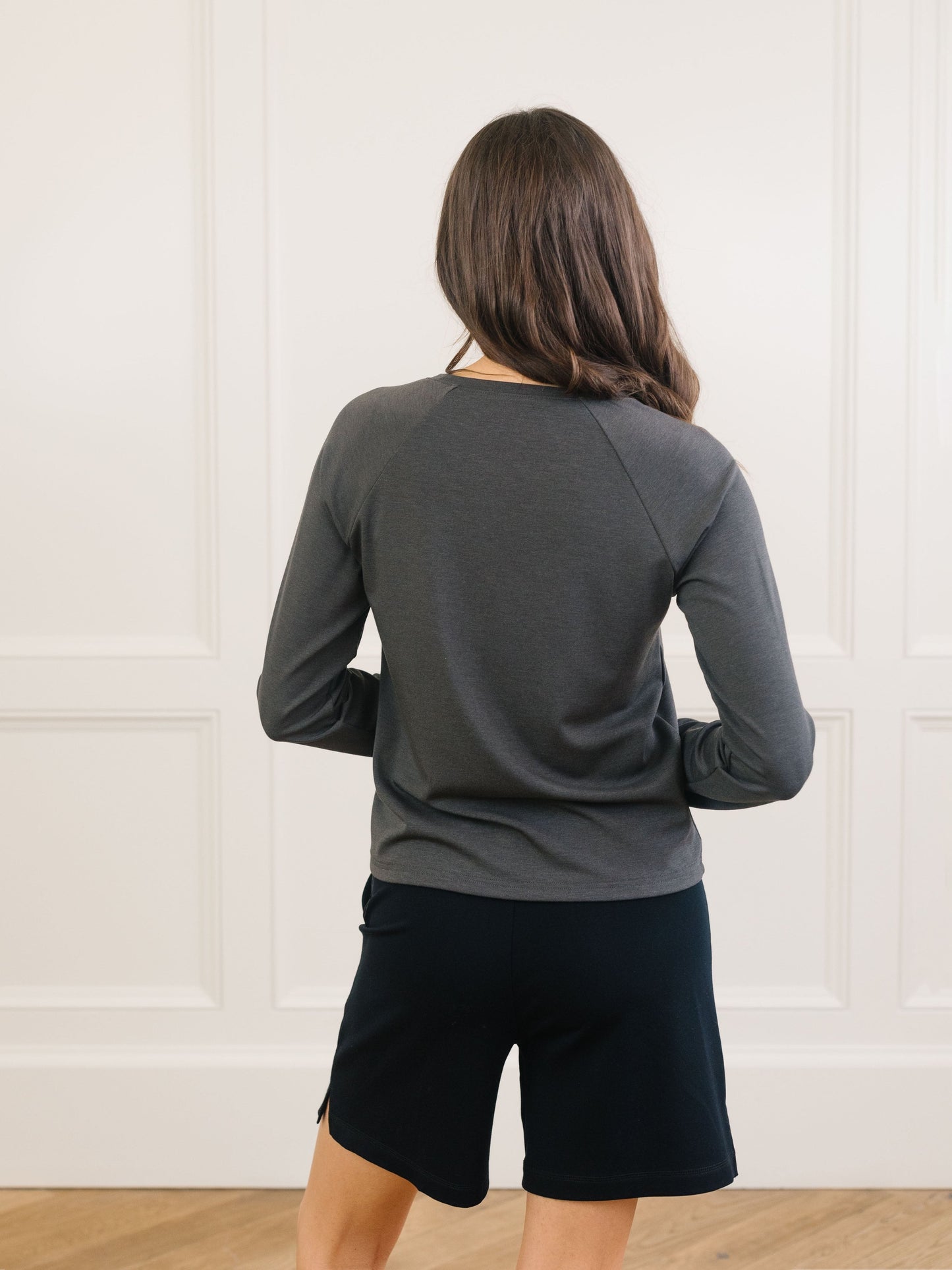 Women's Brushed Bamboo Pullover Crew - Wholesale