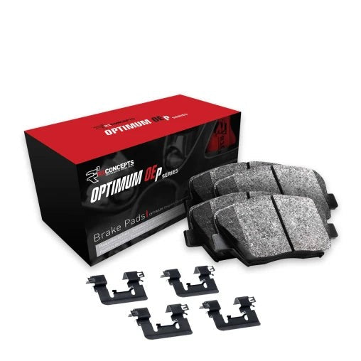 R1 Concepts Rear Optimum OE Pads & Hardware Kit | 2016-2024 Infiniti QX50 (2551-2191-01)