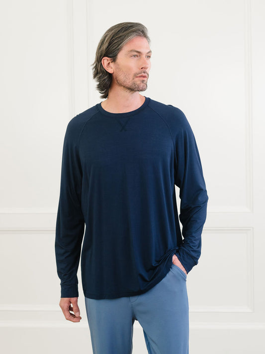 Men's Bamboo Stretch-Knit Long Sleeve - Wholesale