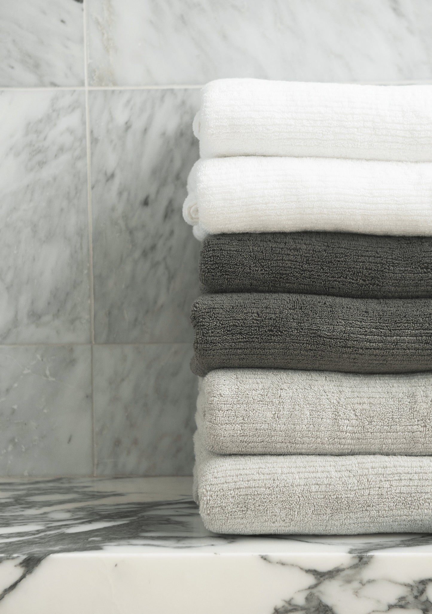 Ribbed Terry Bath Towels - Wholesale
