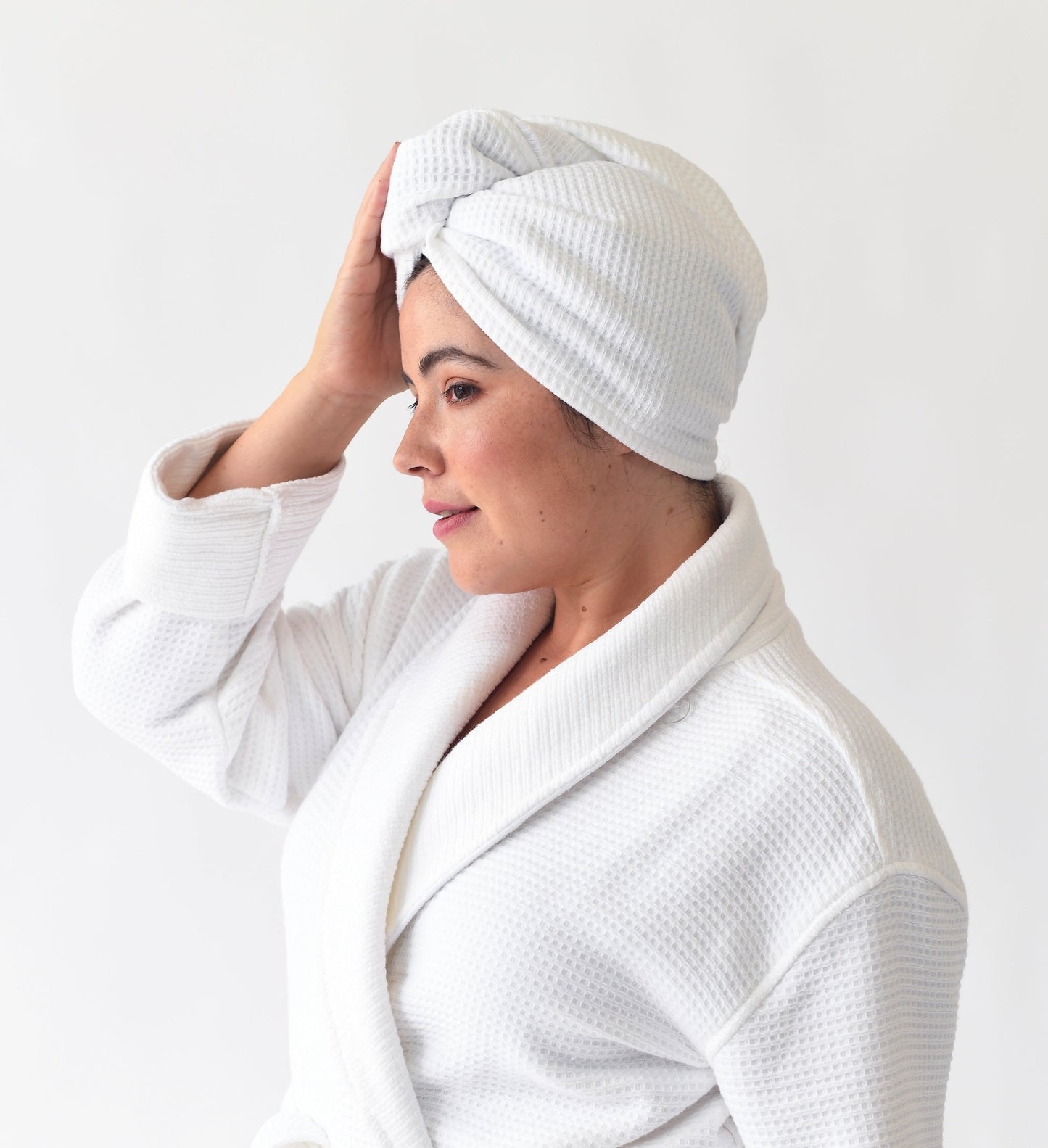 Waffle Hair Towel - Wholesale