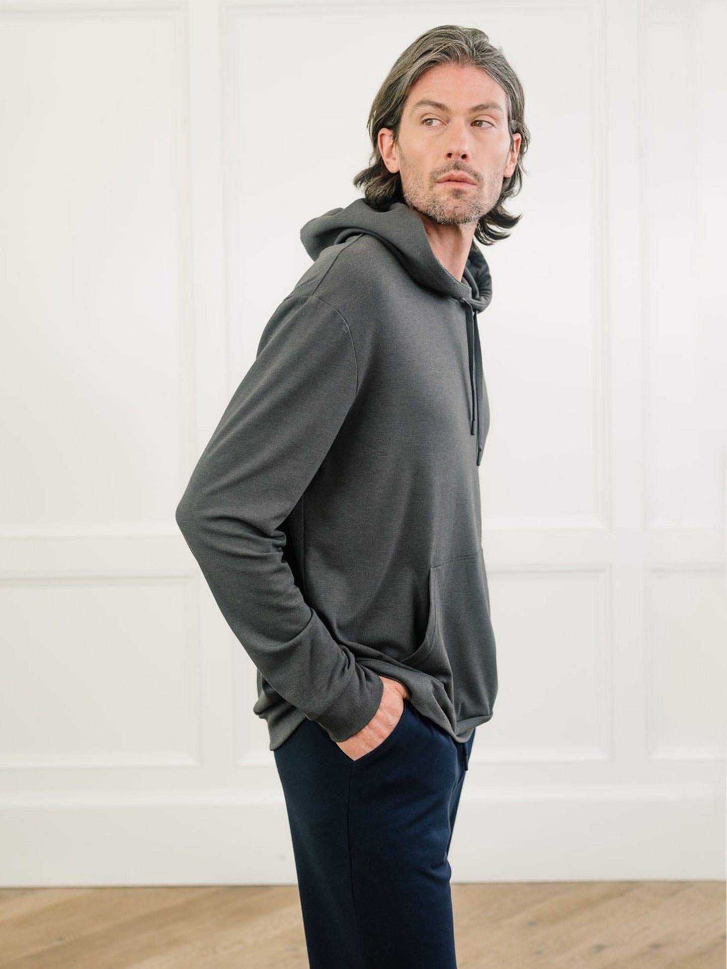 Men's Brushed Bamboo Hoodie - Wholesale
