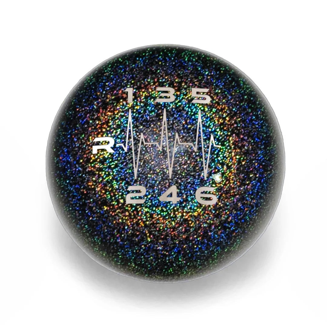 Billetworkz Weighted Shift Knob w/ Heartbeat Engraving | 2023+ Toyota GR Corolla (BW-KNB-E210-HB6)