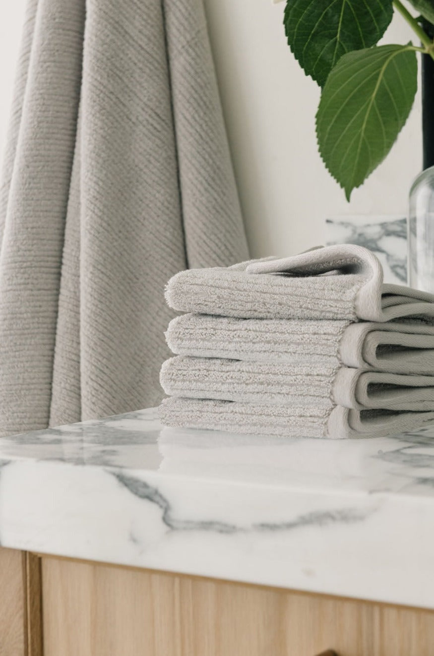 Ribbed Terry Washcloths - Wholesale