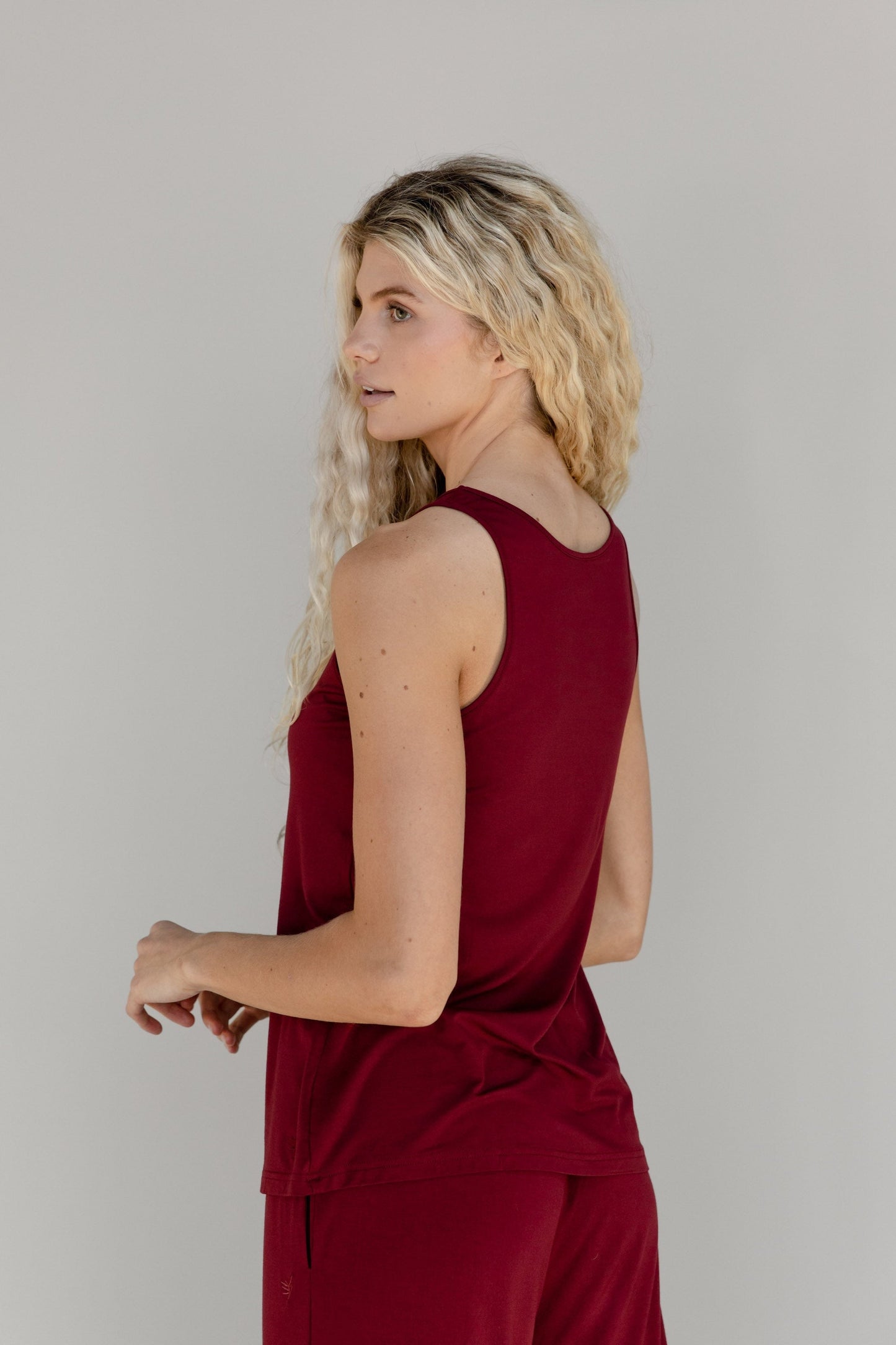 Women's Bamboo Stretch-Knit Lounge Tank - Wholesale