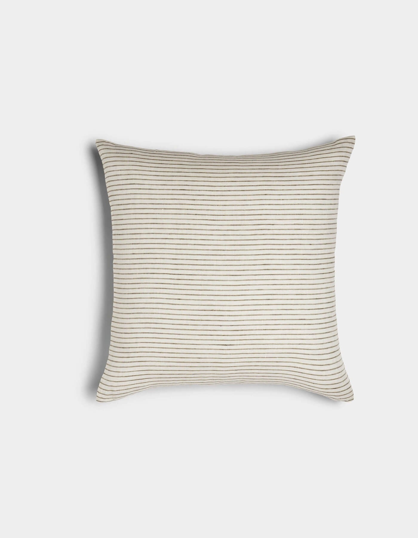 Striped Linen Throw Pillow