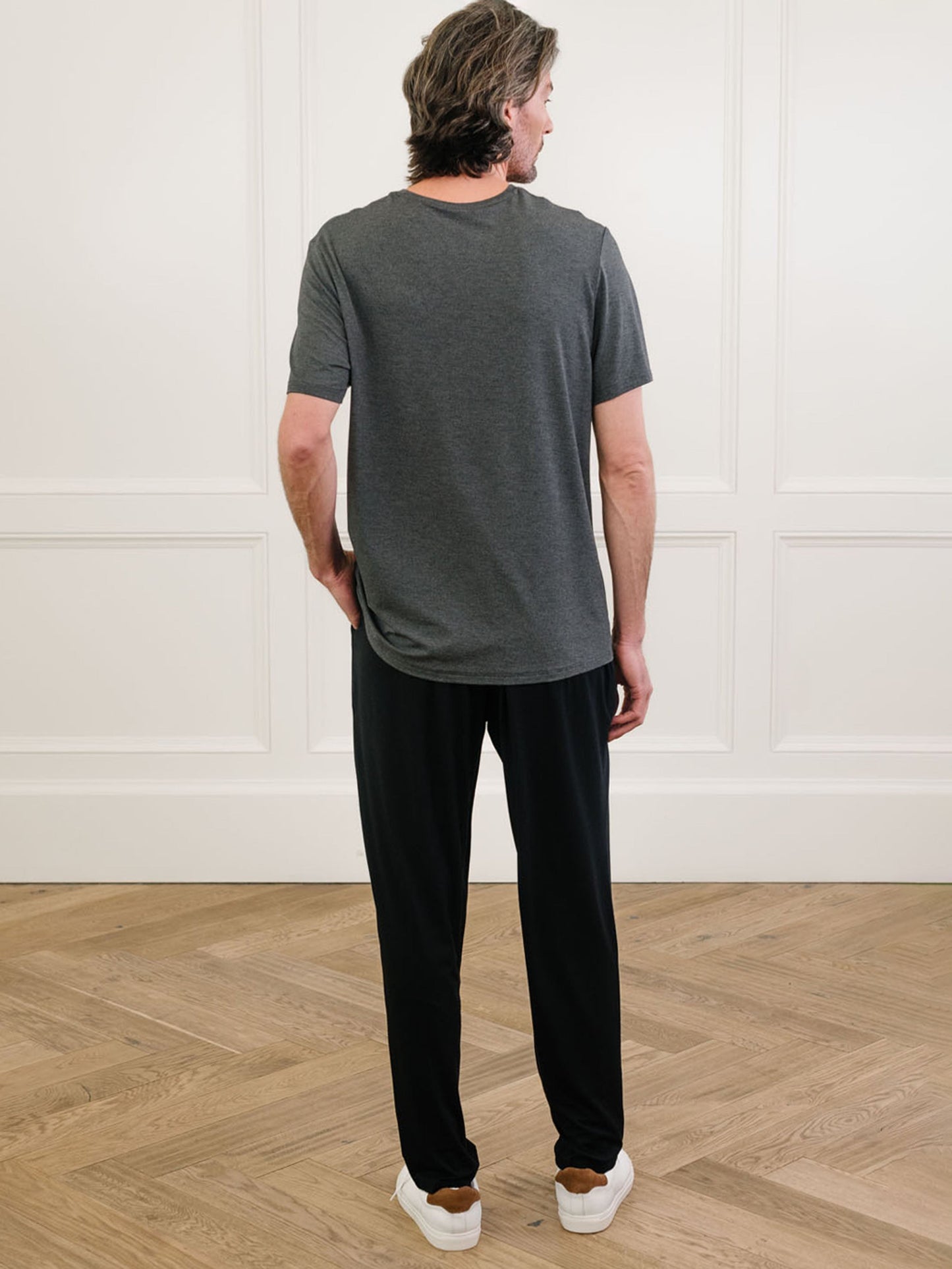Men's Bamboo Stretch-Knit Lounge Tee - Wholesale