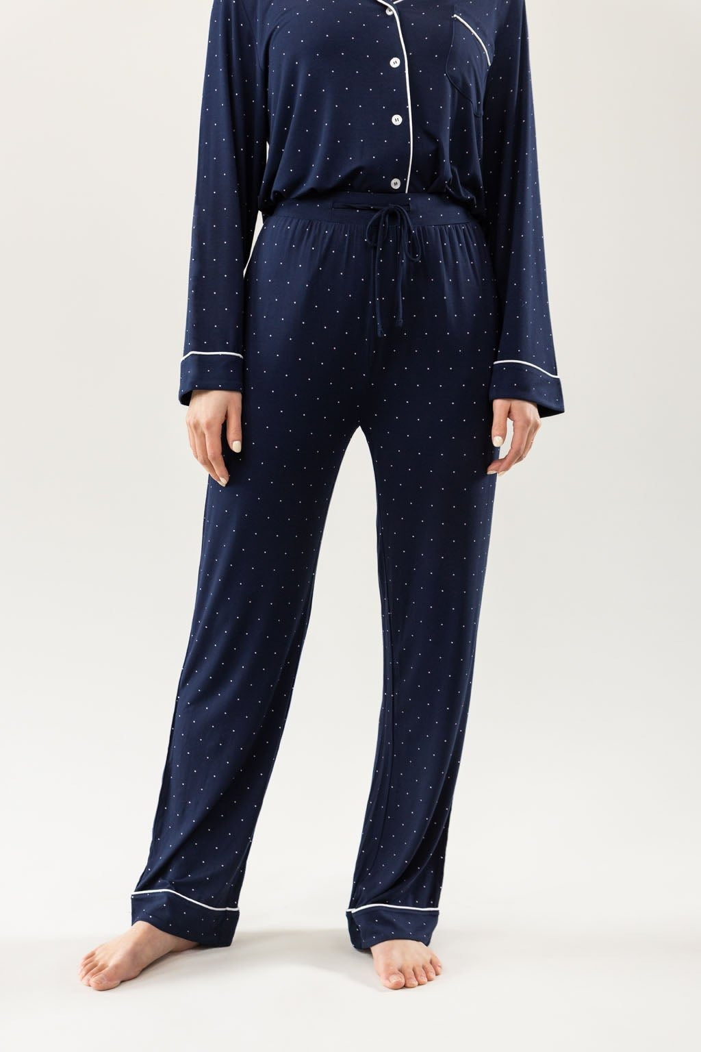 Women's Bamboo Stretch-Knit Long Sleeve Pajama Top - Wholesale