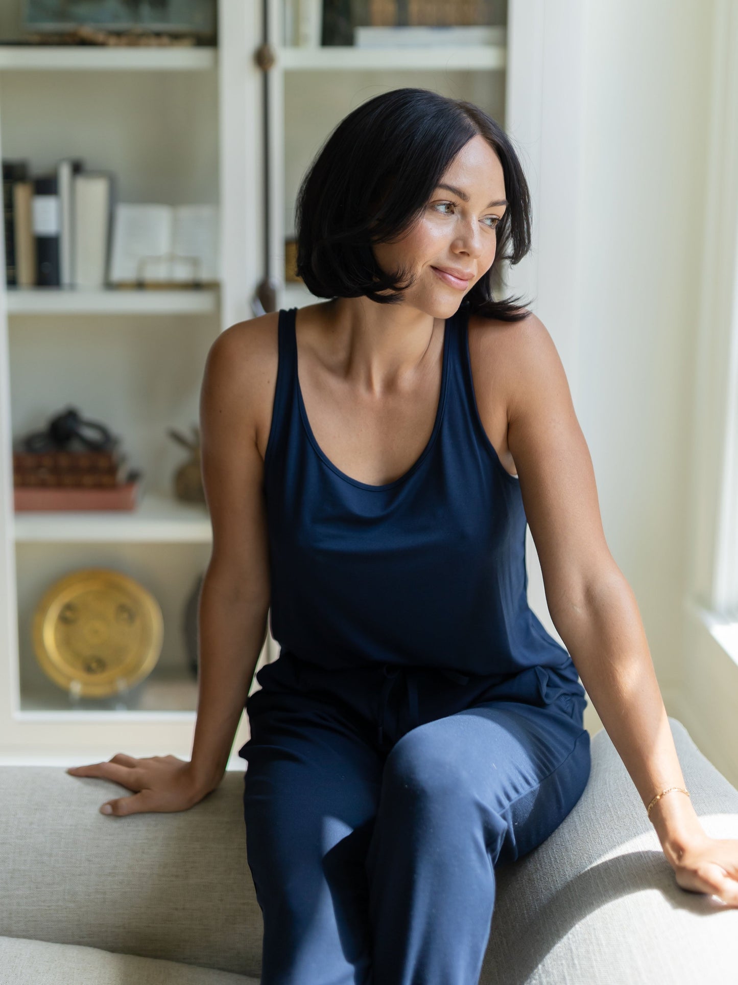 Women's Bamboo Stretch-Knit Lounge Tank - Wholesale