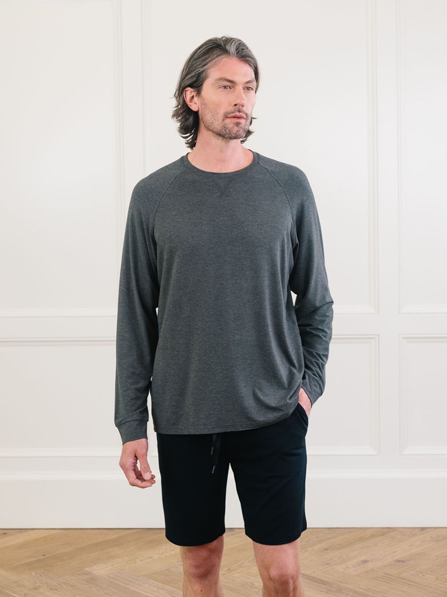Men's Bamboo Stretch-Knit Long Sleeve - Wholesale