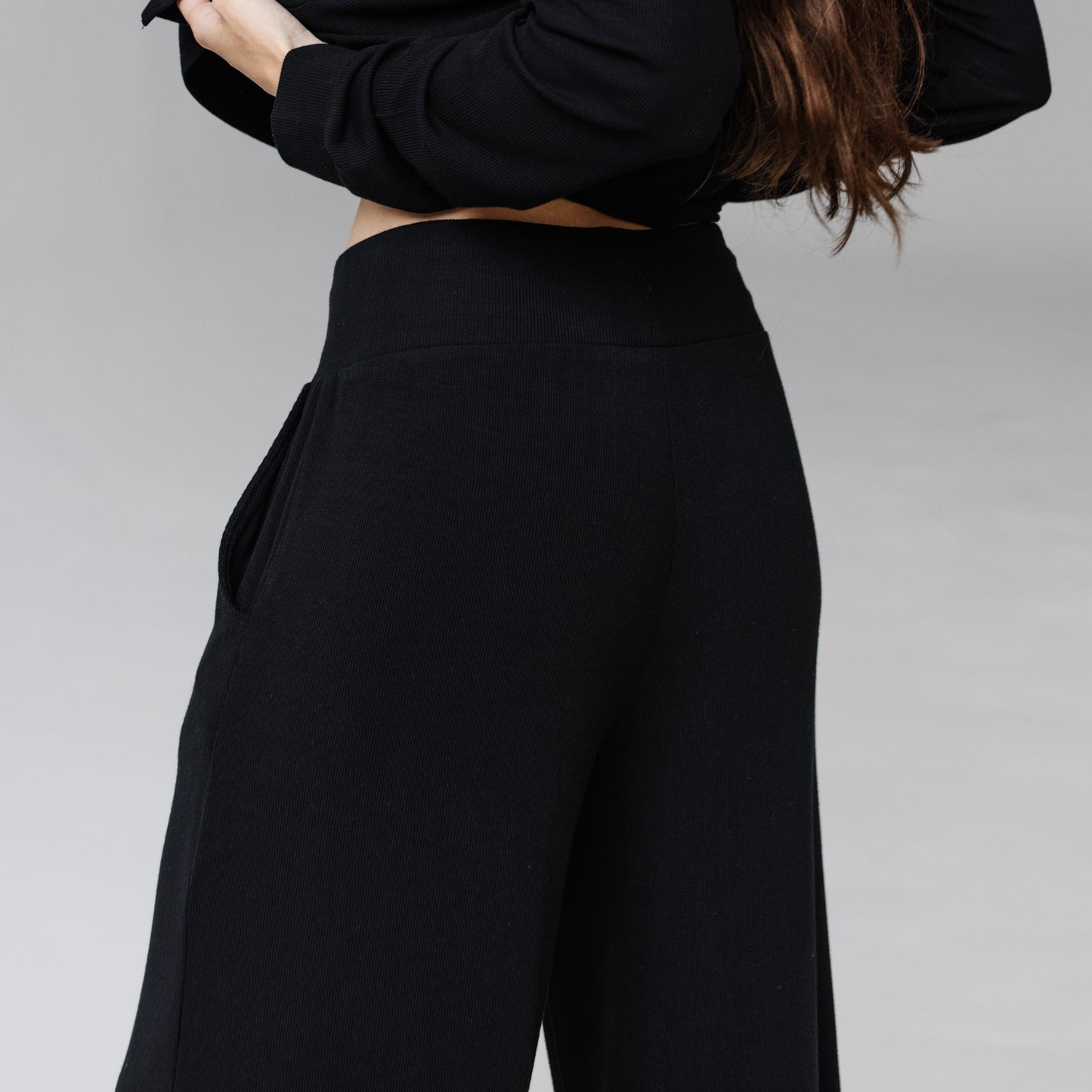 Women's Bamboo Rib-Knit Lounge Capri - Wholesale