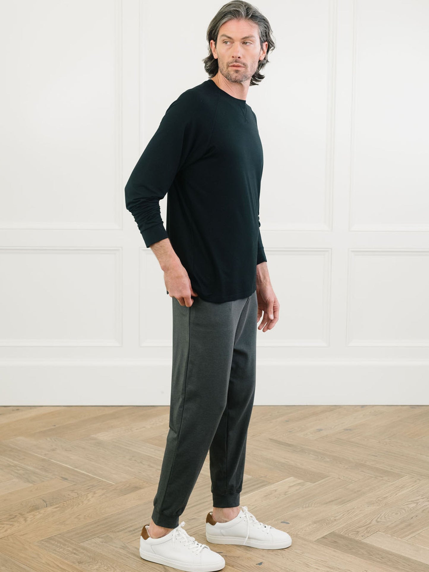 Men's Bamboo Stretch-Knit Long Sleeve - Wholesale