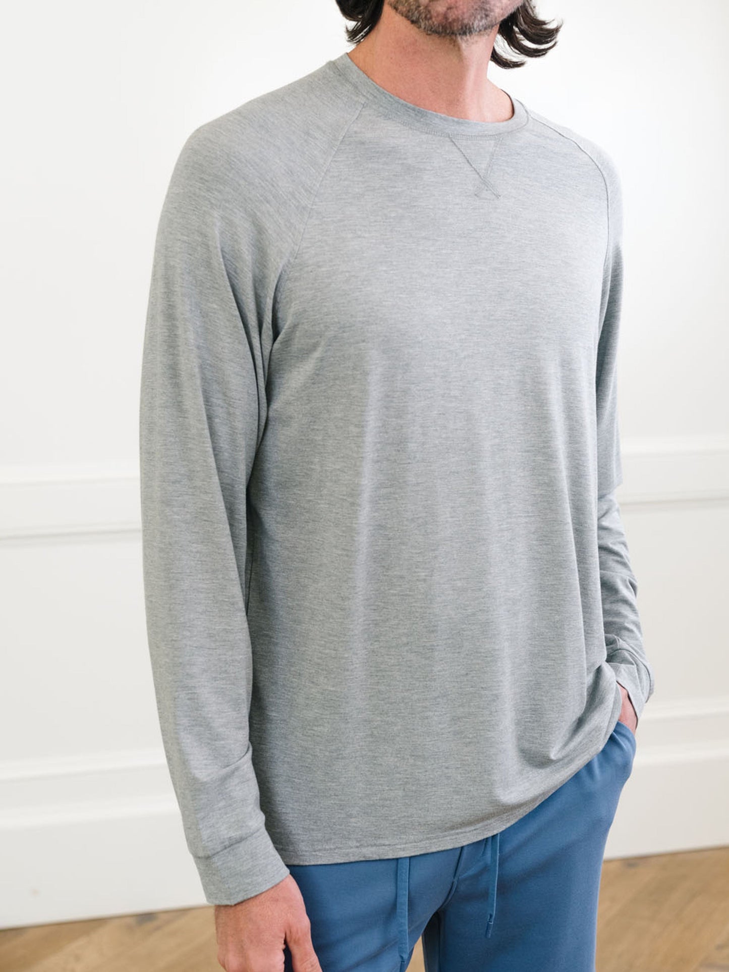 Men's Bamboo Stretch-Knit Long Sleeve - Wholesale