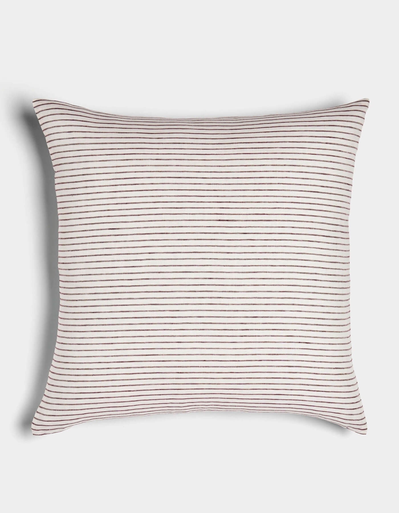 Striped Linen Throw Pillow