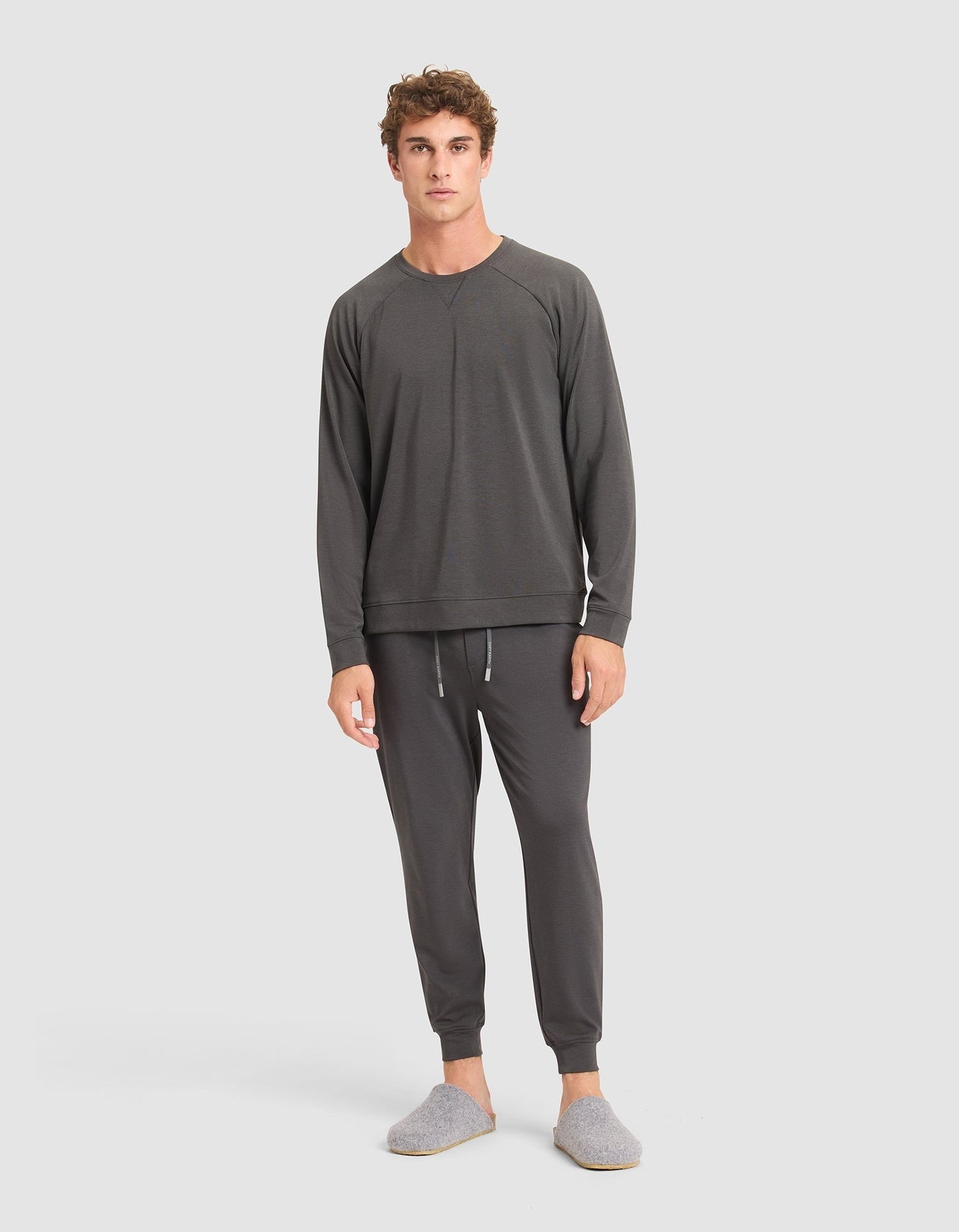 Men's Brushed Bamboo Jogger Set