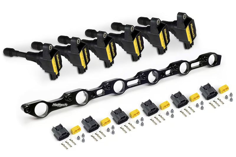 Haltech R35 Coil Bracket Kit - Includes Bracket , Coils And Connectors | Toyota 1JZ/2JZ (HT-120200)