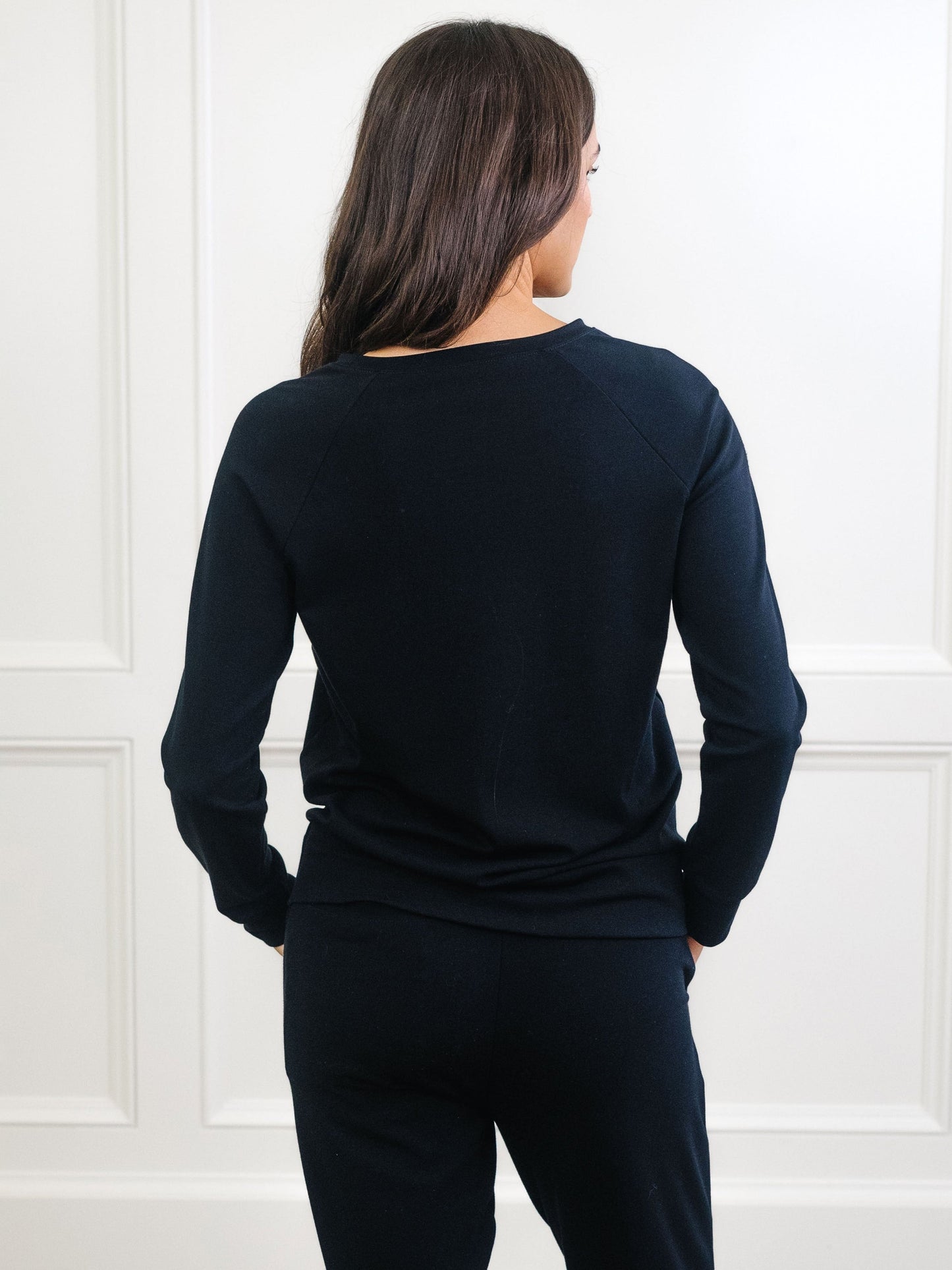Women's Brushed Bamboo Pullover Crew - Wholesale