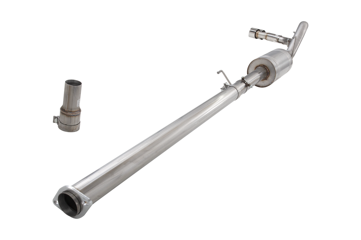 XForce WORKHORSE 3′′ Single Exit Cat-Back Exhaust 409 Stainless | 2015-2019 Ford F150 V8 & Ecoboost 2.7/3.5 (E4F15015CS)