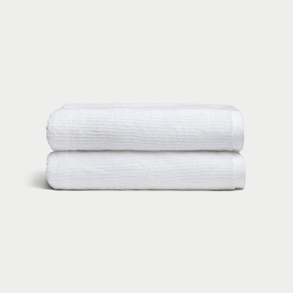 Ribbed Terry Bath Towels - Wholesale