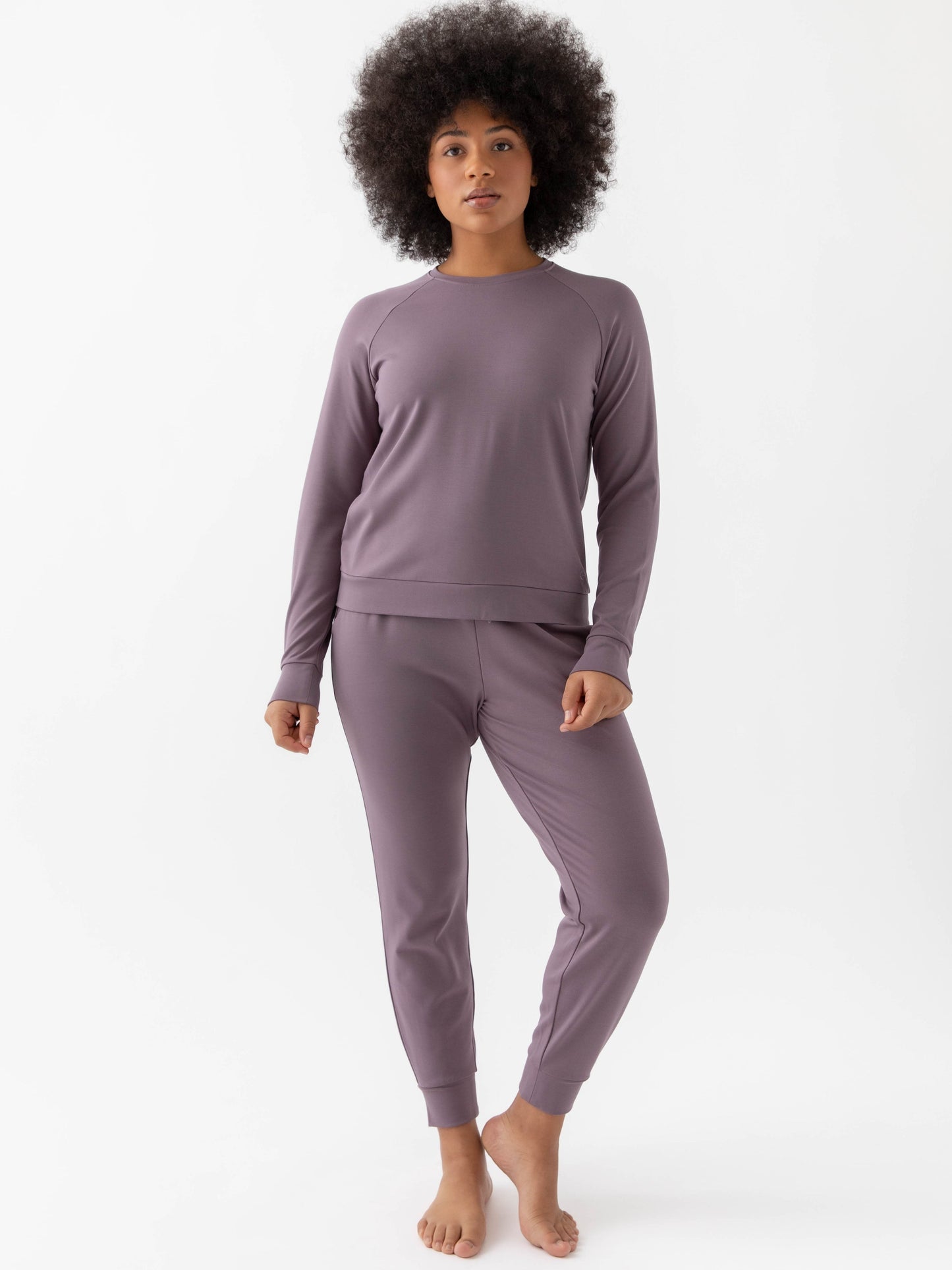 Women's Brushed Bamboo Pullover Crew - Wholesale