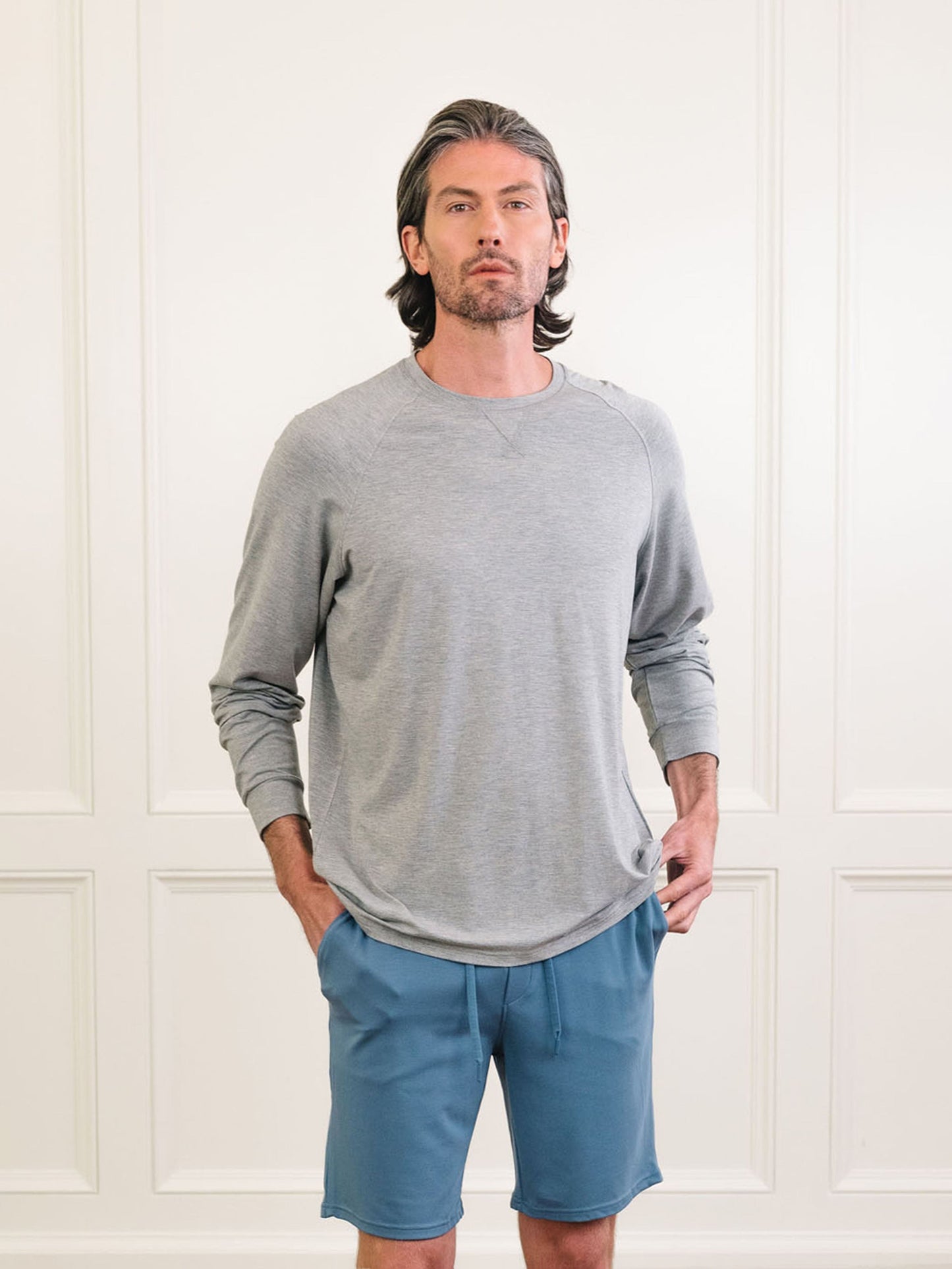 Men's Bamboo Stretch-Knit Long Sleeve - Wholesale