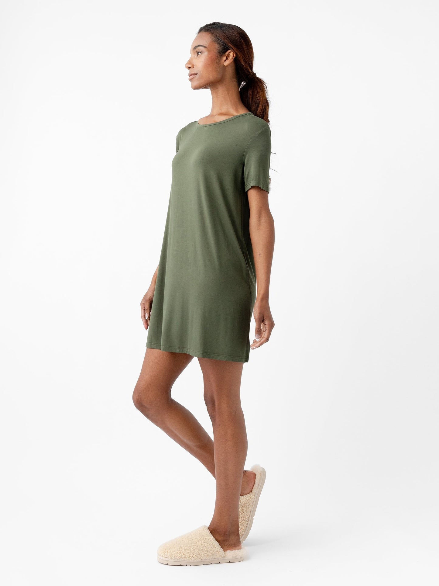Women's Bamboo Stretch-Knit Sleep Dress - Wholesale
