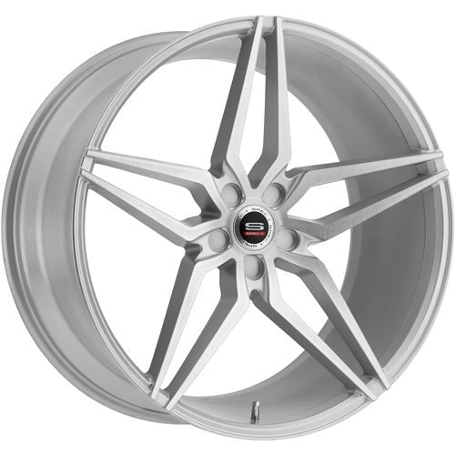 Spec-1 Wheels SPM-81 Silver w/ Machined Spoke Faces 22x9 | 5x120 (SPM8122901830SB)