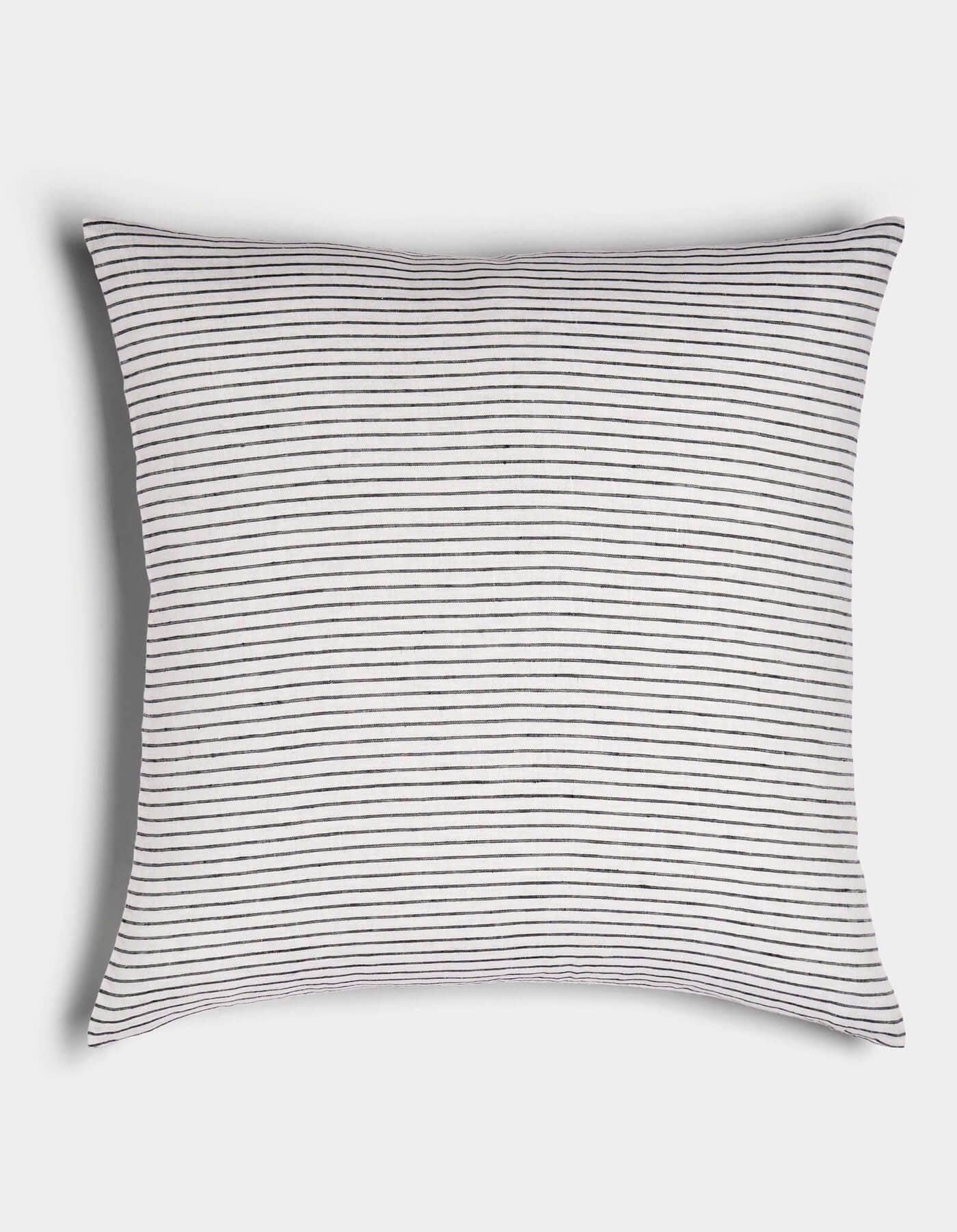Striped Linen Throw Pillow