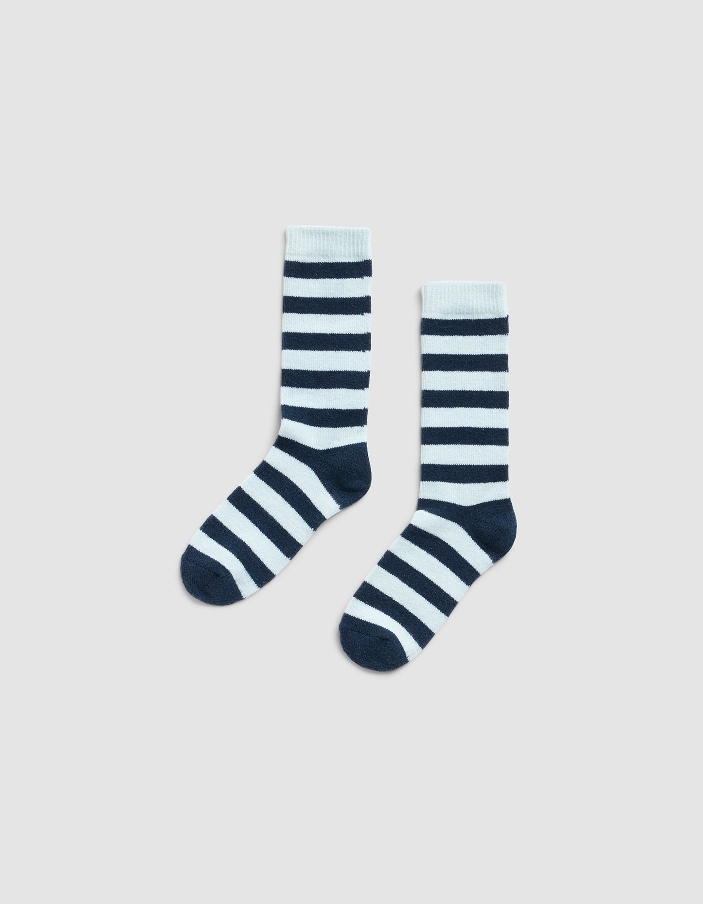 Striped Plush Lounge Calf Sock - Last Chance